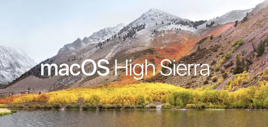 MacOS High Sierra