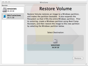 how to use winclone 5