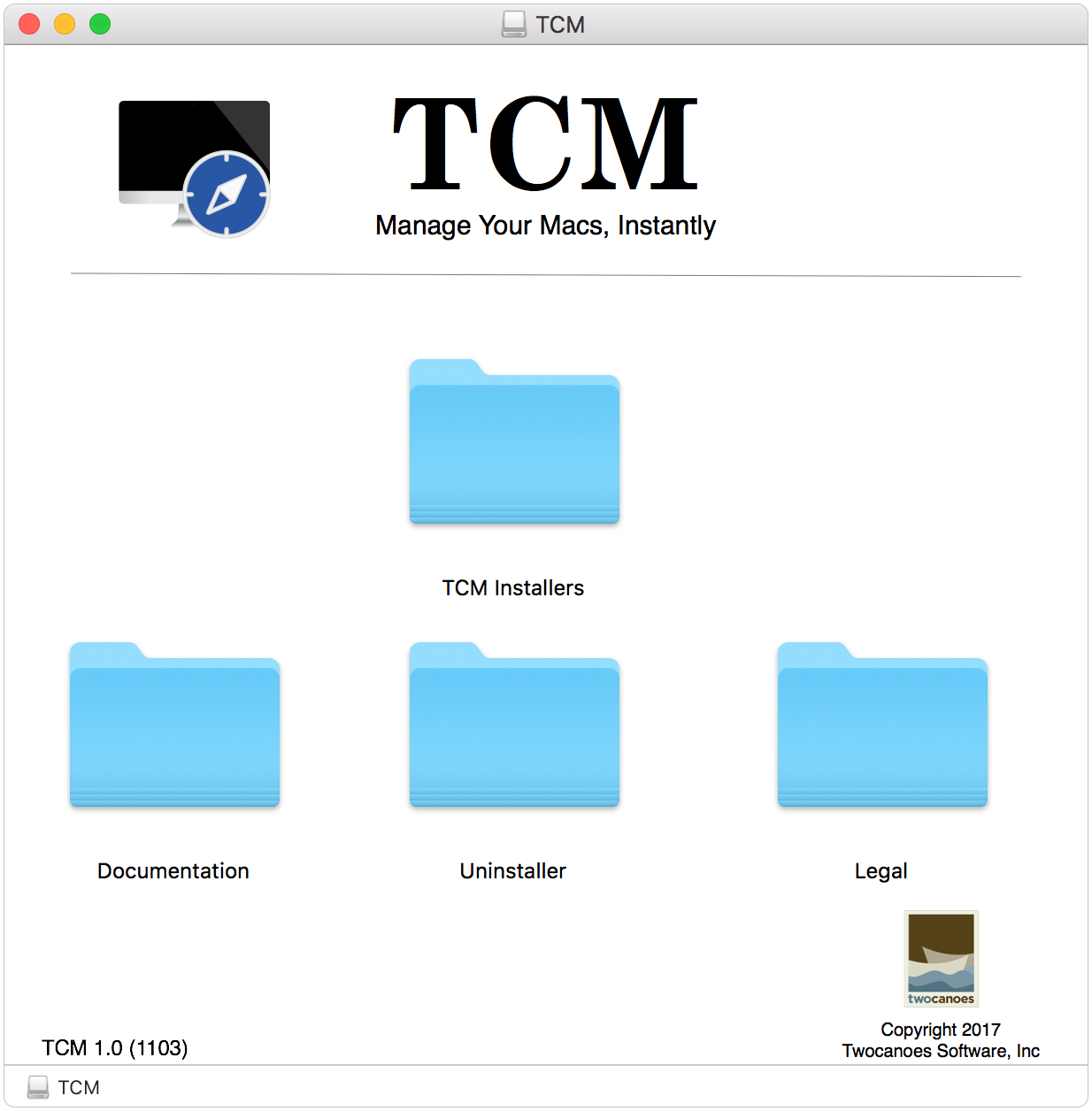 TCM Installer Image Contents