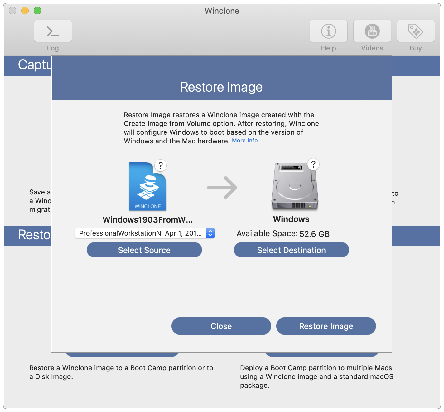 Winclone Pro 10.3 Mac 破解版 Windows分区备份还原工具