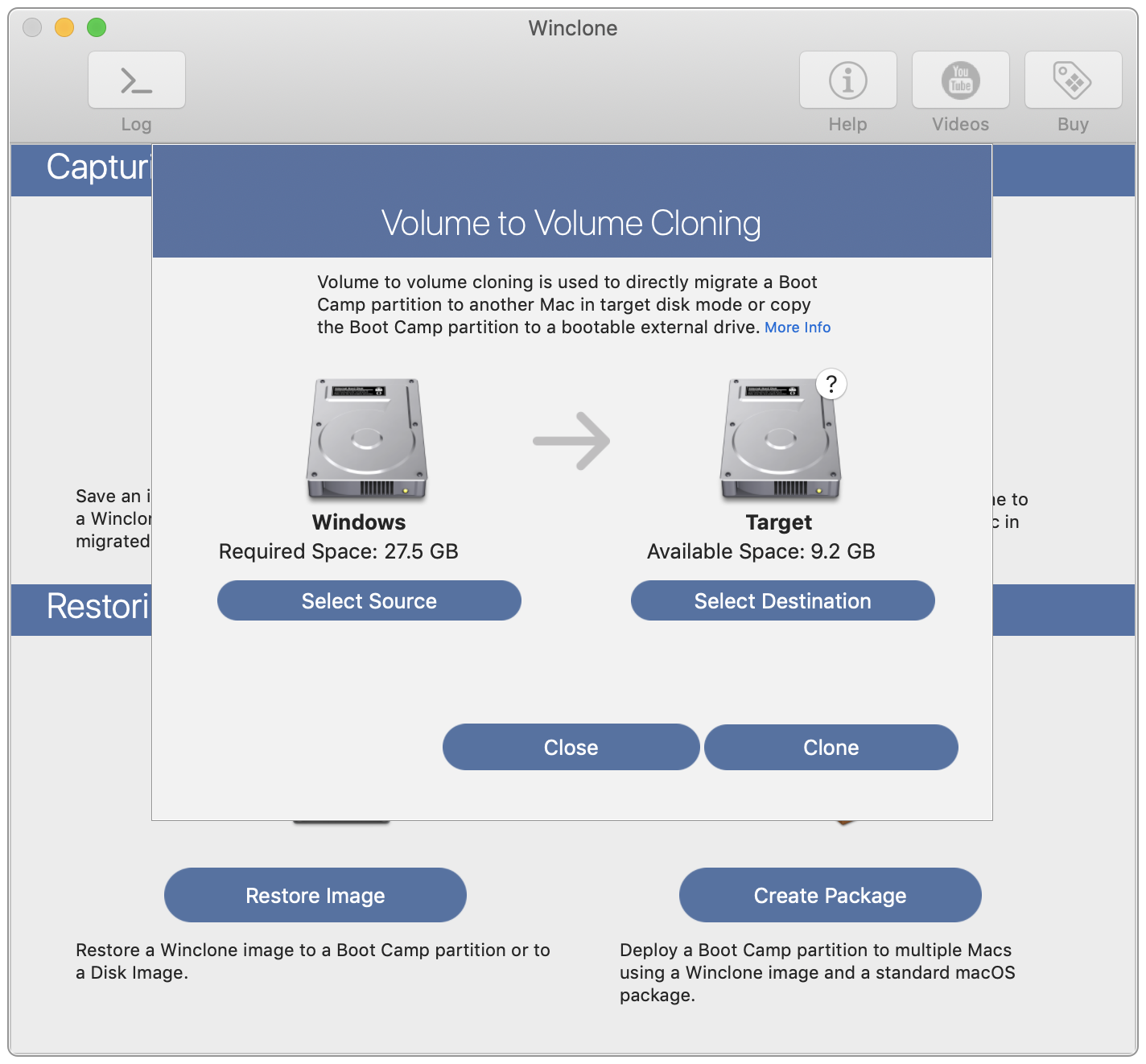 Winclone Pro 10.3 Mac 破解版 Windows分区备份还原工具