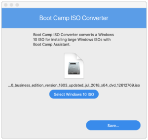 where to download windows 10 iso for mac bootcamp
