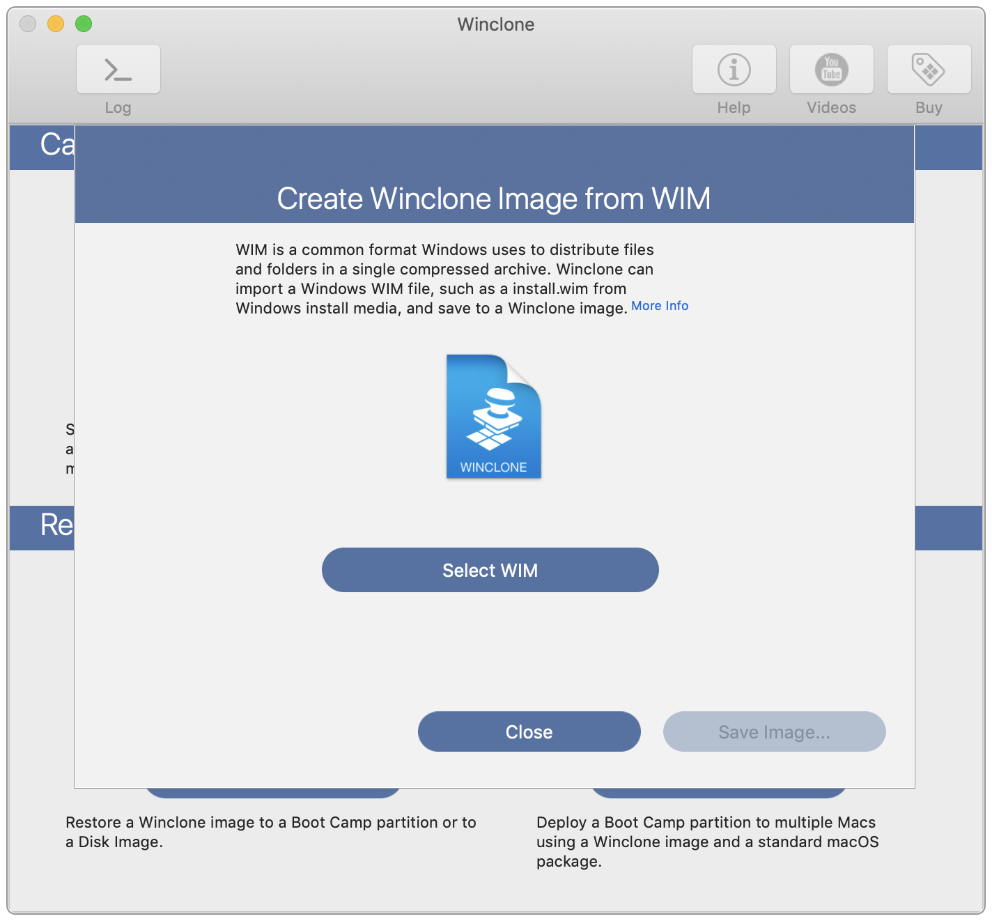 winclone yosemite