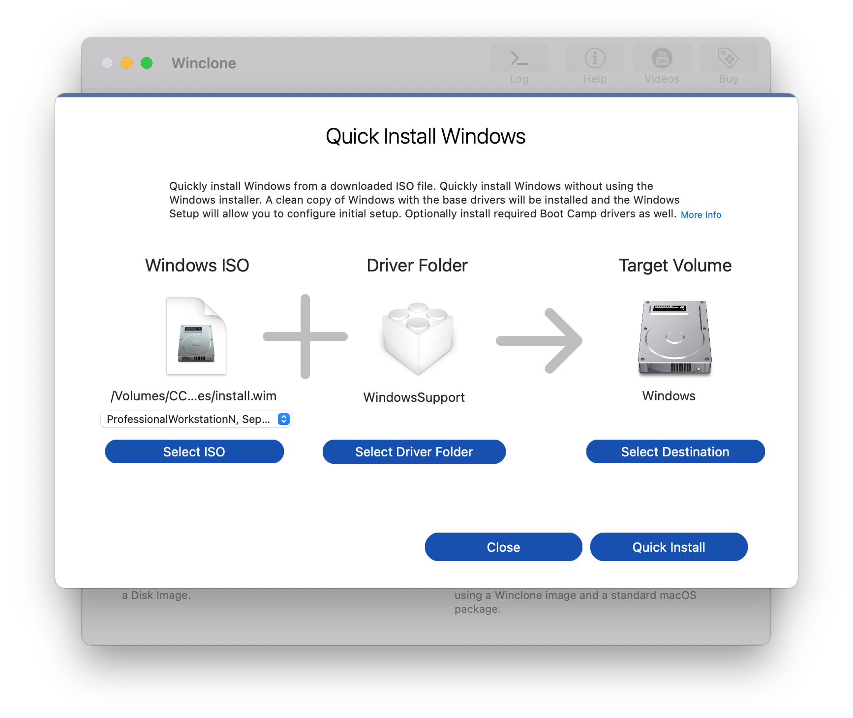 how to install windows on mac using bootcamp without cd